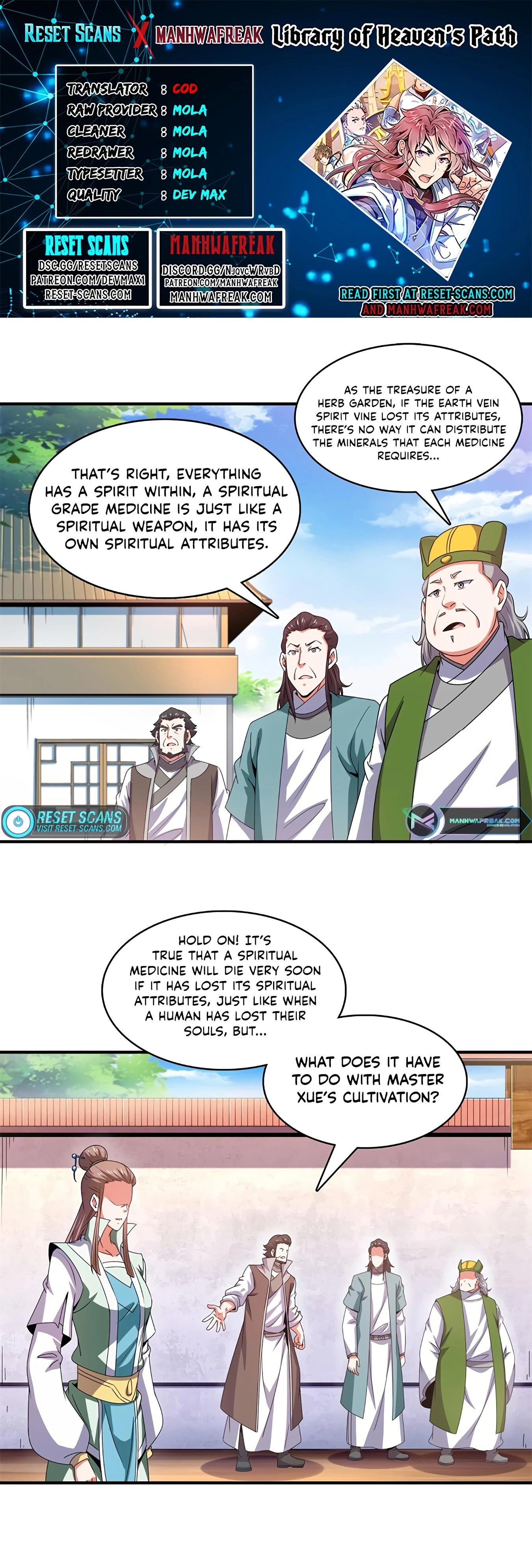 Library of Heaven’s Path Chapter 297 - Page 1