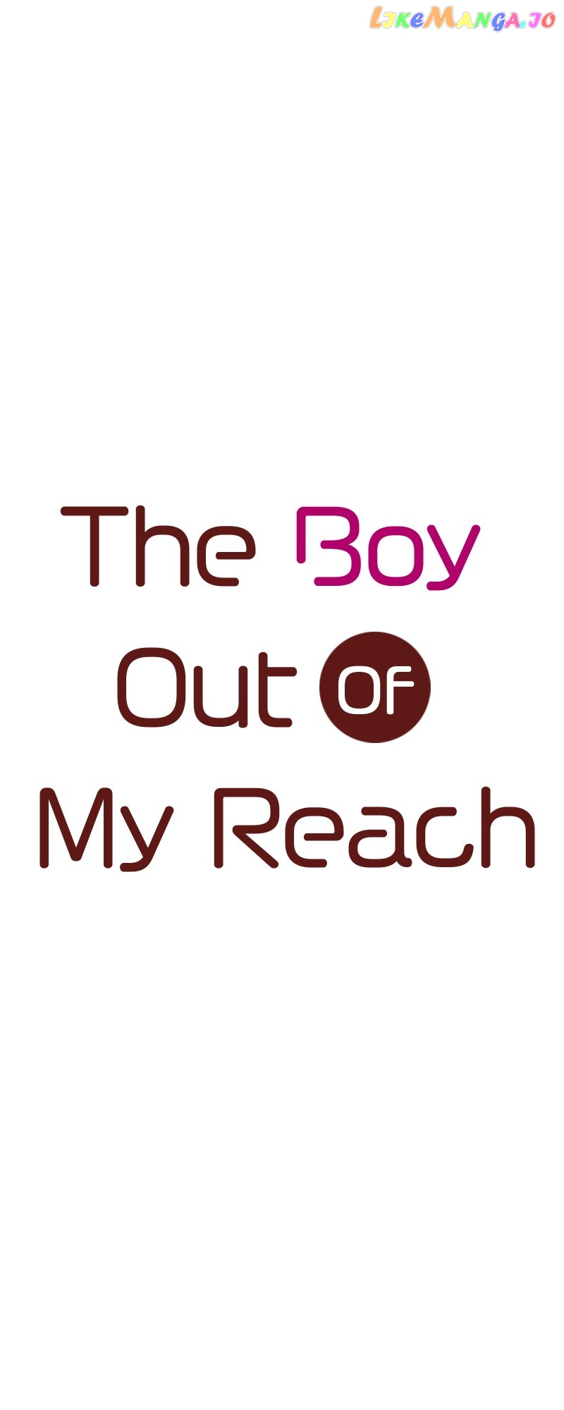 The Boy Out Of My Reach Chapter 101 - Page 1
