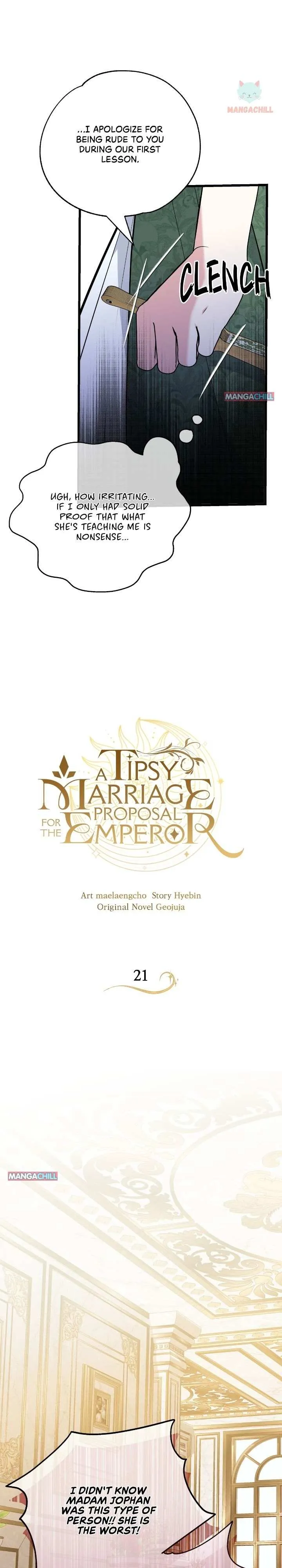A Tipsy Marriage Proposal for the Emperor Chapter 21 - Page 7